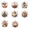 Easy DIY Crafting for Beginners Christmas Faux Pearl Painting Suncatcher Art Kit, Acrylic Snowflake Shape Board Sparkling Craft Projects with