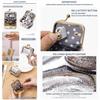 Pure Color Earring Necklace Wallet Luxury Mini Coin Purse Leather Jewelry Storage Box  Daily