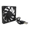 Охлаждающий вентилятор USB-разъем Универсальный маршрутизатор 5 В 8 см Радиатор корпуса компьютера для ПК