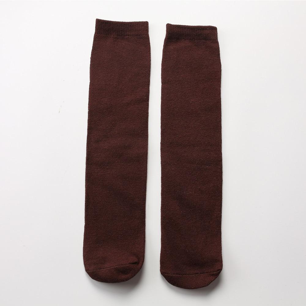 New Kids Cotton Breathable Stockings Candy Color Children Middle Tube Knee High Socks Girls Students Socks Free Size 30cm