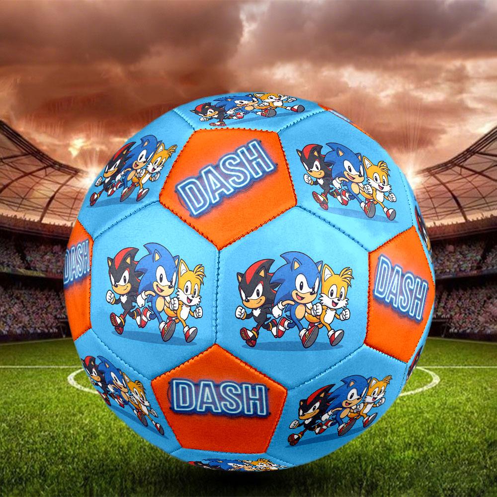 1pc Sonic the Hedgehog Soccer Ball Size 5 Indoor Soccer Ball Fashion Colorful Backyard Game - Great For Sports Fans Gift HE55