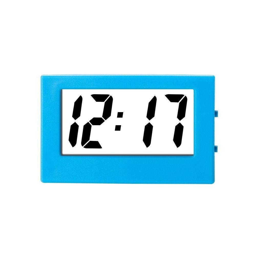1 шт. дисплей времени мини треугольные часы бесшумные настольные электронные часы для дома спальни офиса автомобиля