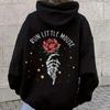 Sudadera Con Capucha Con Estampado Hoodie