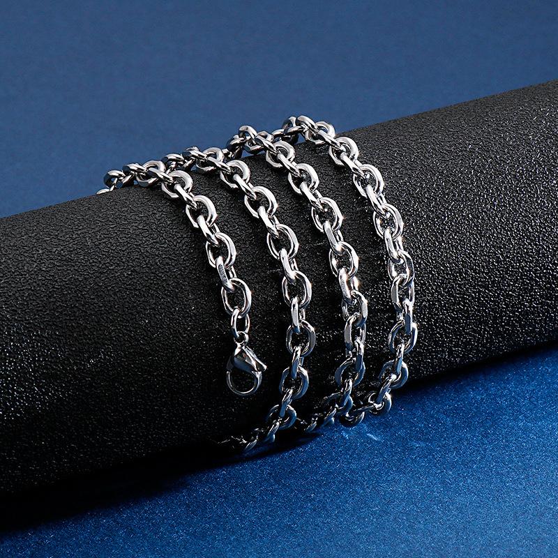 Корейская подвеска из титановой стали, модная короткая цепочка на ключицу