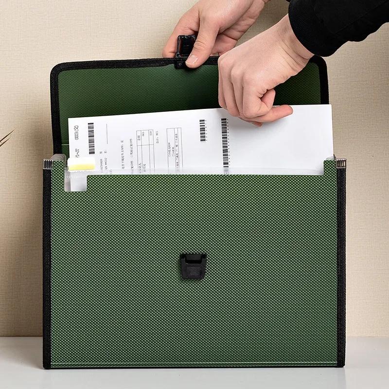 Сумка для органов формата А4, многослойная папка, большая вместимость, портативные офисные сумки для документов, настольный органайзер для хранения файлов с данными, портфель