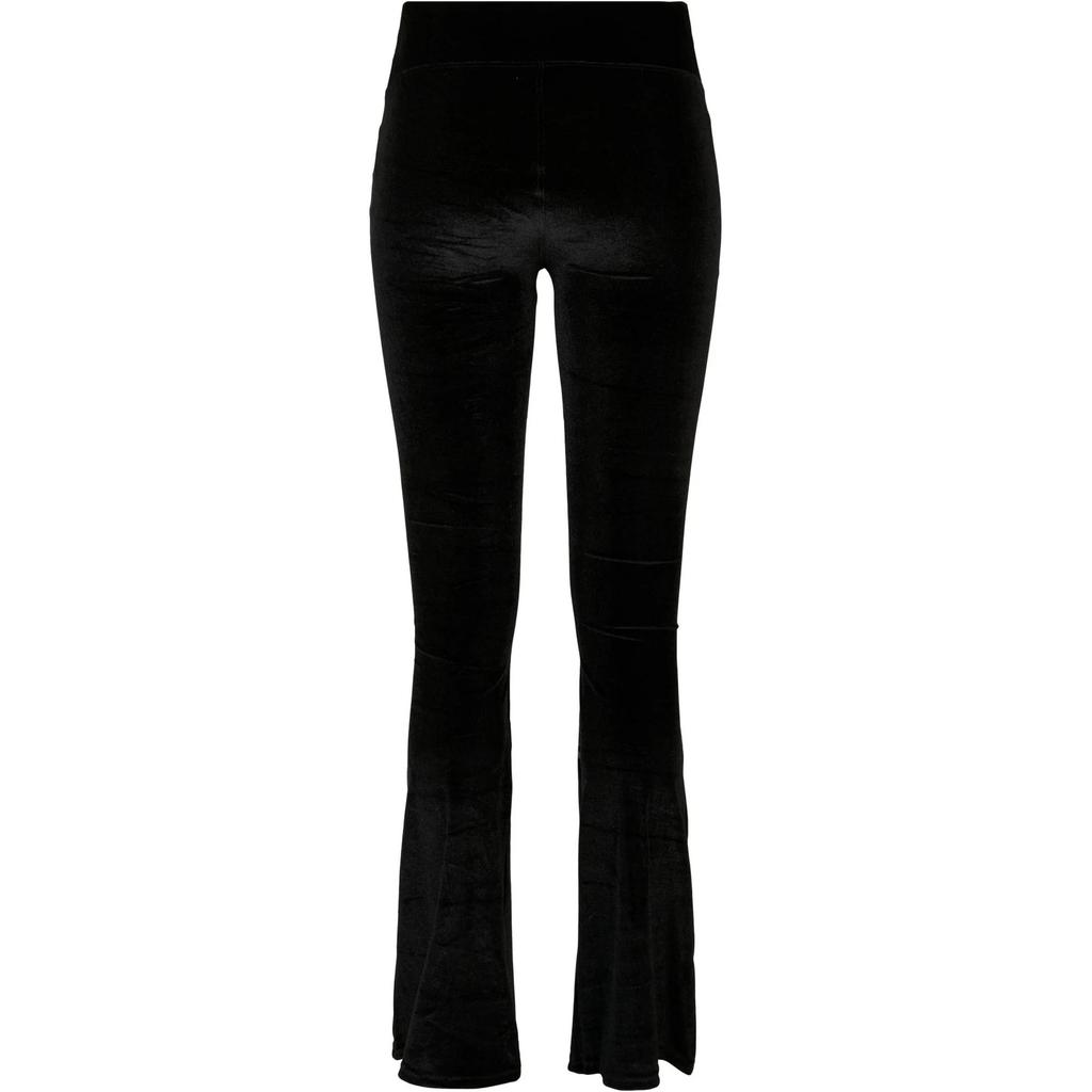 Urban Classics Womens/Ladies Velvet High Waist Bootcut Leggings