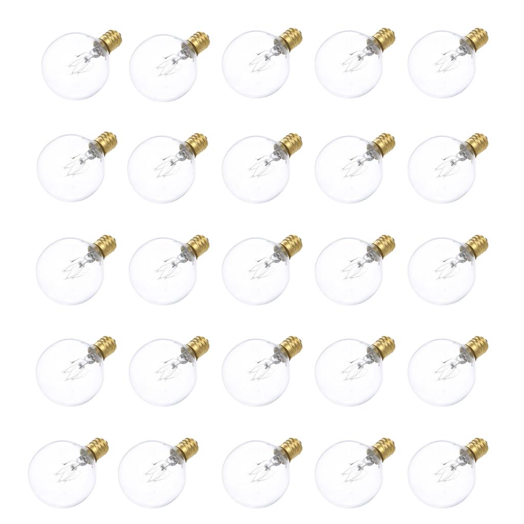 AC230V G40 Globe Вольфрамовая лампа накаливания 25 шт. E12 Цокольный держатель IP44