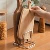 Stainless Steel Kitchen Rack Storage Rack Chopping Board Cutting Board Placement Rack Pot Cover Rack Countertop Cutting Board Rack