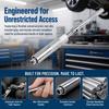 Anti-Slip Handle Hex Socket Wrench Chrome Vanadium Steel Car Shock Wrench  Vehicle Repair