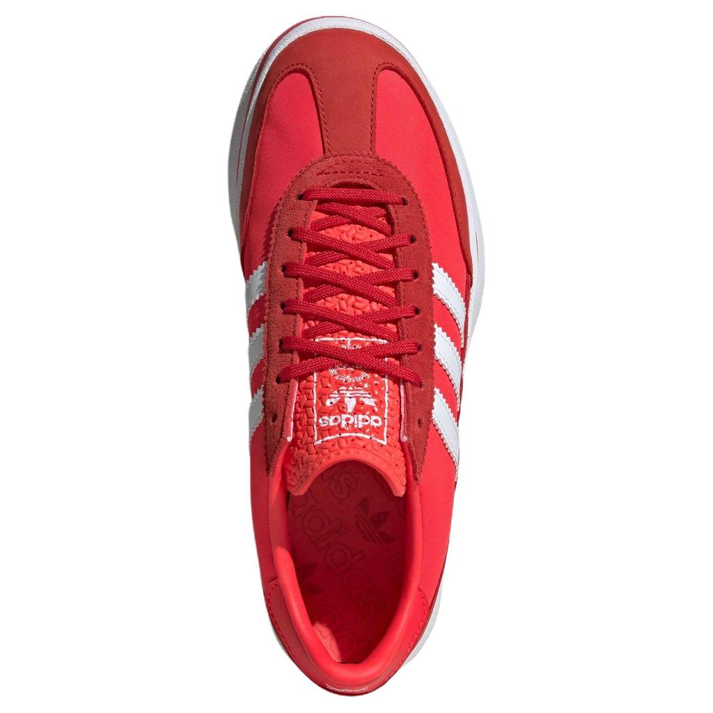 Adidas Originals Sl 72 Stack Shoes Удобные Универсальные Прочные Низкие Повседневные Кроссовки Женская Обувь Красный Белый JR0915