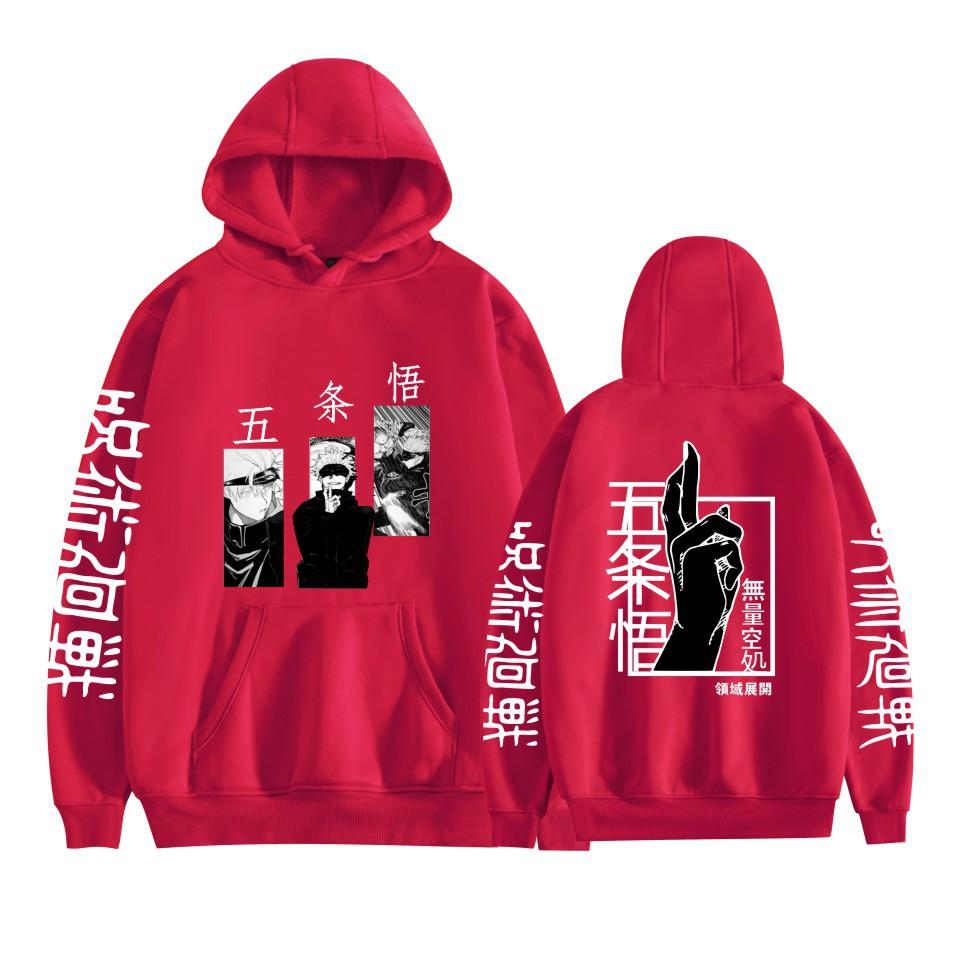 Аниме джудзюцу кайсен толстовка Gojo Satoru Harajuk толстовка мужская уличная мода повседневная одежда весна-осень