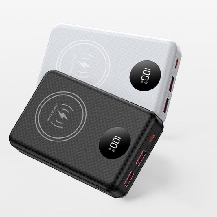 Стандартный корпус-кейс для DIY Power Bank 18650, 22,5 Вт/10 Вт Быстрая зарядка, Встроенная светодиодная лампа для аварийного освещения