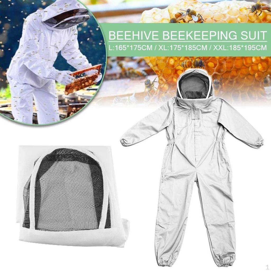 Beekeeper Suit Bee Suits Mesh Hood Protective Clothes for Backyard Women Men