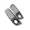 Mesh Fog Light Frame Fog Lamp Grille For A4 B8 Rs4 2009-2012 Glossy Black 8kd807682 8kd807681 Y