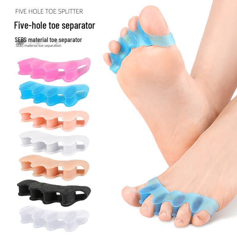 Adult & Children's Hallux Valgus Five-Toe Separator Foot Corrector for Overlapping Toes