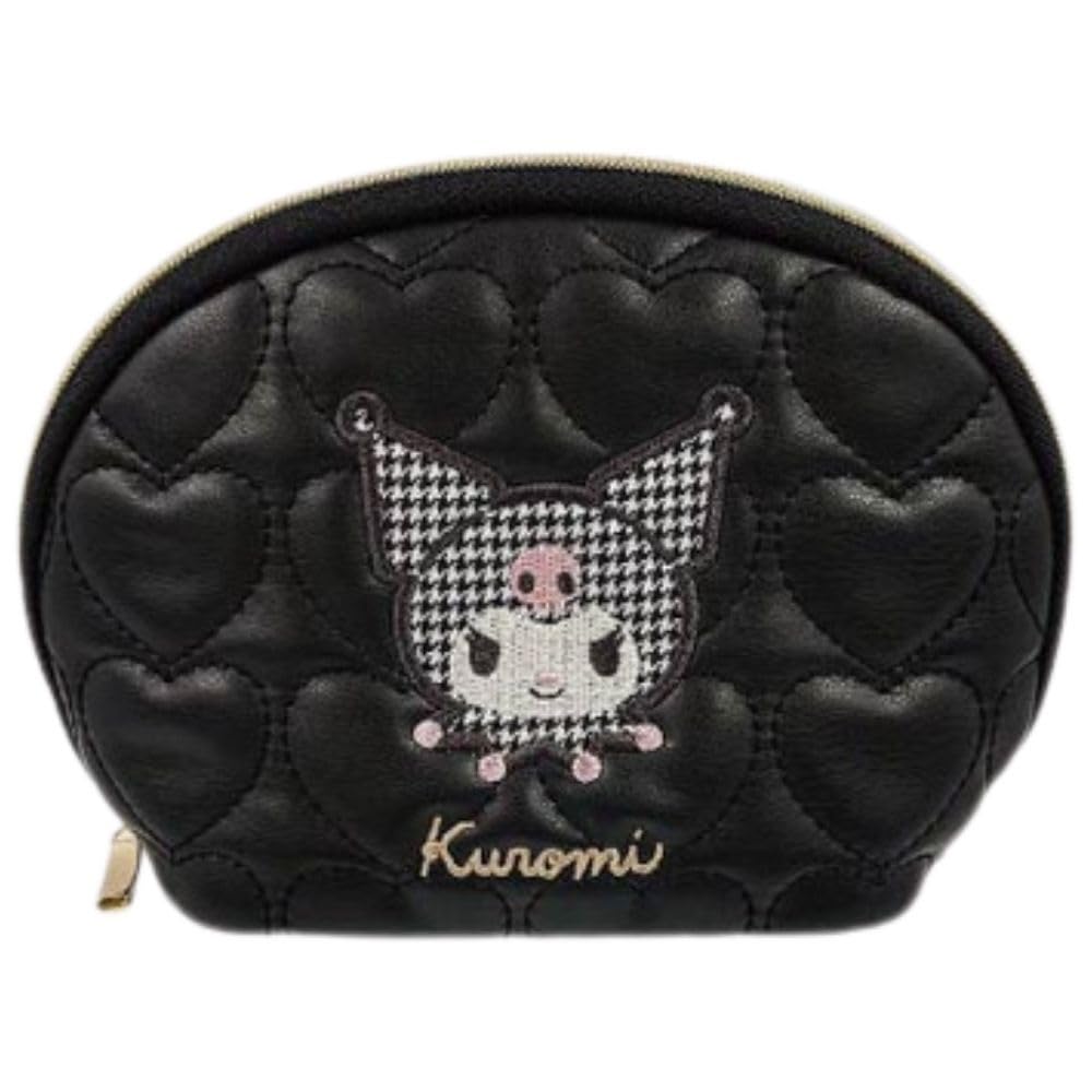 Marimo Craft Серия Sanrio Монохром Круглая косметичка Kuromi Ш120 x В150 x Г75мм SRTZ-244