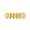 European & American Gold-Plated Hip-Hop Grillz: Glossy Tooth Accessories