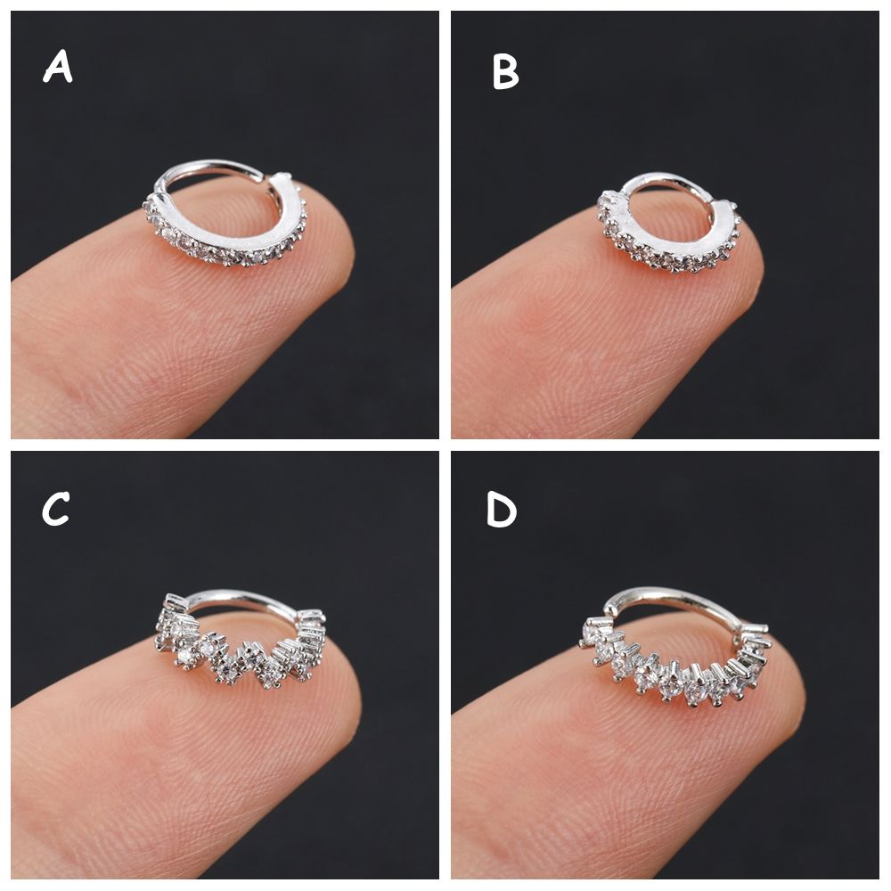 Модные Пирсинг Украшения для Тела Женские Хрящ Хеликс Козелок Серьги Стразы Гвоздики в Ухо