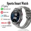 Новые Умные Часы GPS Спортивный Компас Высотомер Барометр Bluetooth Звонки Водонепроницаемость 3ATM Экран Здоровья Смарт-часы 480 мАч