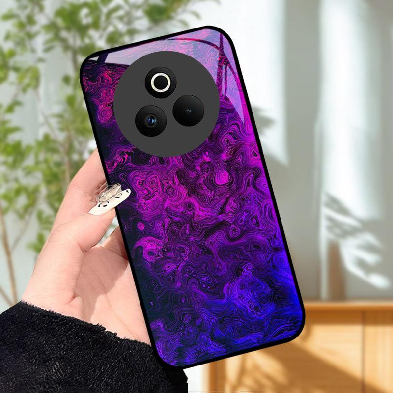 Закаленное Стекло Чехол для Телефона Для OPPO Realme P3 Pro 5G Funda Ударопрочный Жесткий ПК Корпус Задняя Крышка Для Realme P3Pro RMX5032 Coque