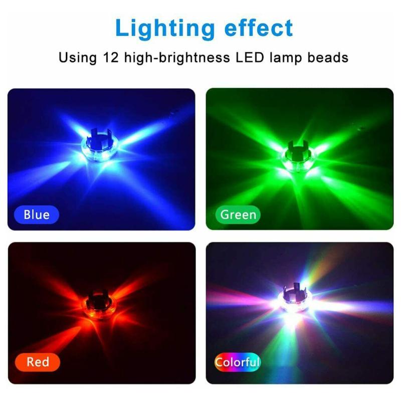 Solar Energy Auto Flash Led Tire Light Car Wheel Hub Lamp Colorful Strobe Light Modified Accessories