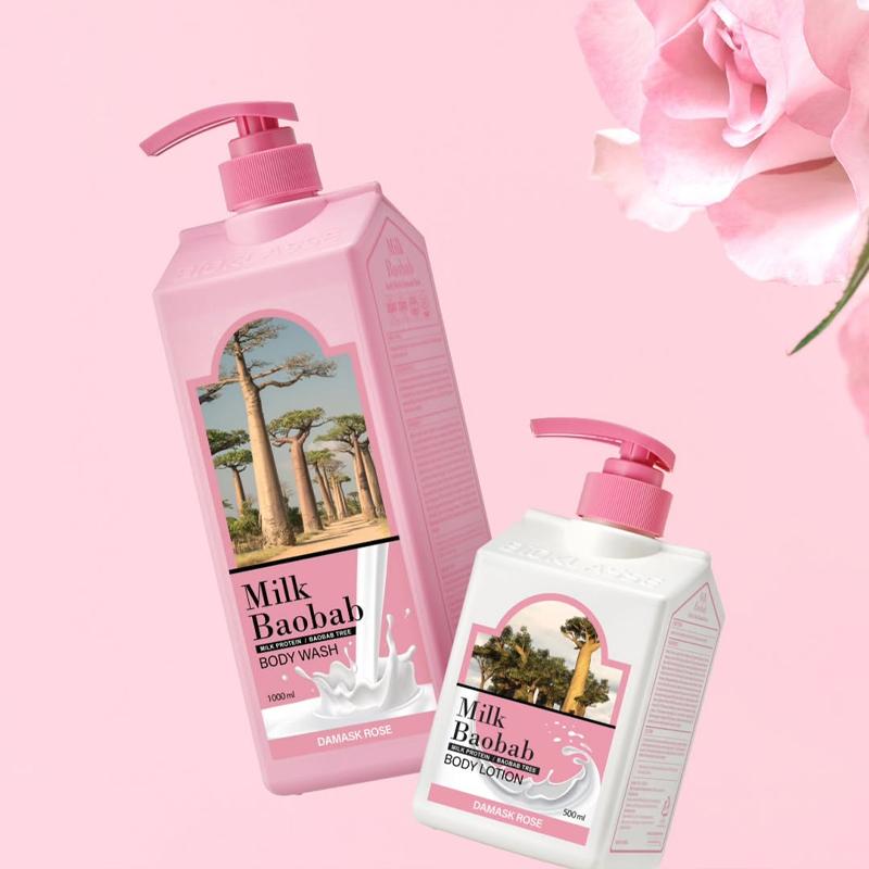 Milk Baobab Оригинальный лосьон для тела Дамасская роза 500 мл