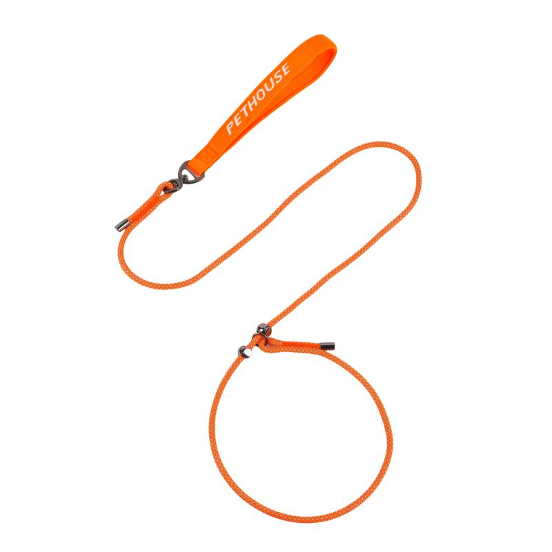 Slip Lead Dog Leash For Puppy Small Dogs Training And Walking Nylon Rope Leash Pet Anti-choking P-sharped Dog Slip Chains Collar