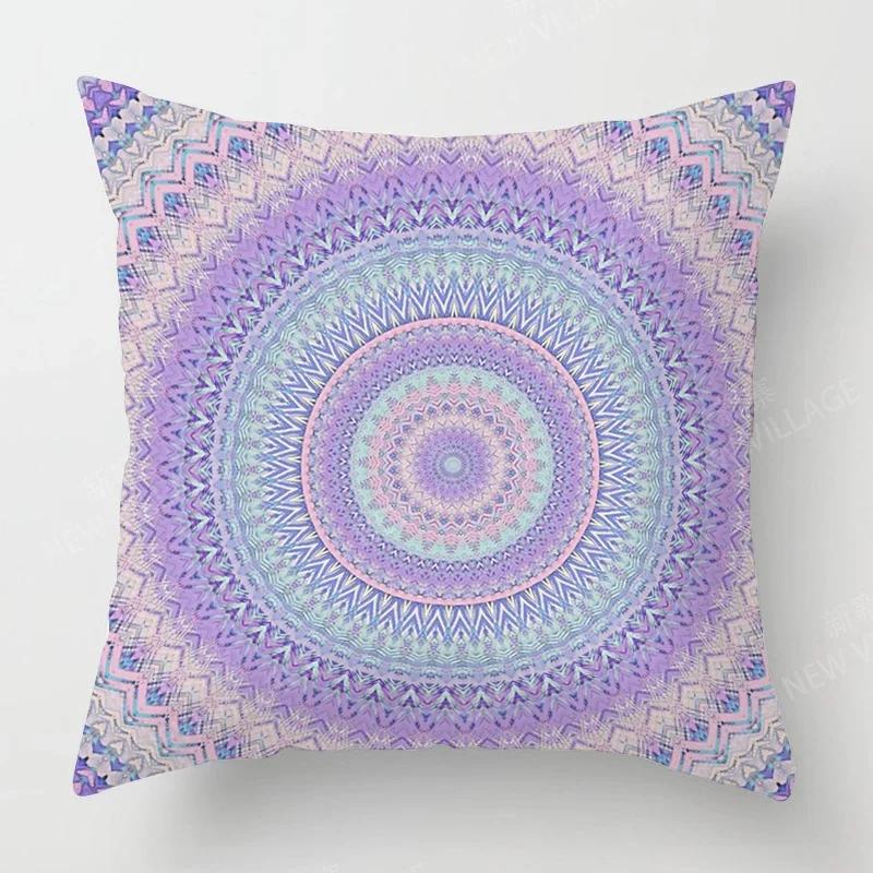 Осенний декор для дома осенняя гостиная наволочка для подушки диван бохо Чехол для подушки мандала 45x45см 45*45 50x50 60x60см 40*40 40x40см