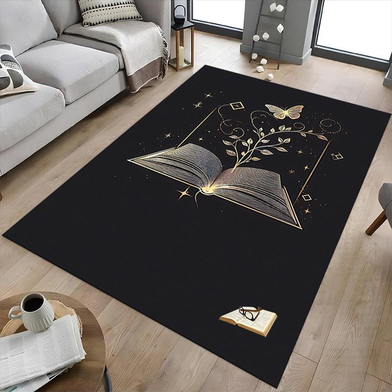 1PC book butterfly Carpet Office Rug Mat Home Decor Area Carpet Festival Gift Office desk chair carpet Longlasting Material