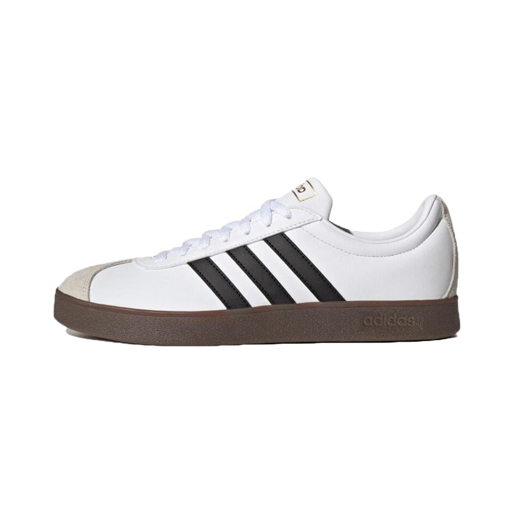 Adidas VL COURT 2.0 HEY Pink Mist Blue Tone Leather Cushioning Abrasion Resistant Low top Skateboard Shoes Unisex JQ2470(Team1825-)