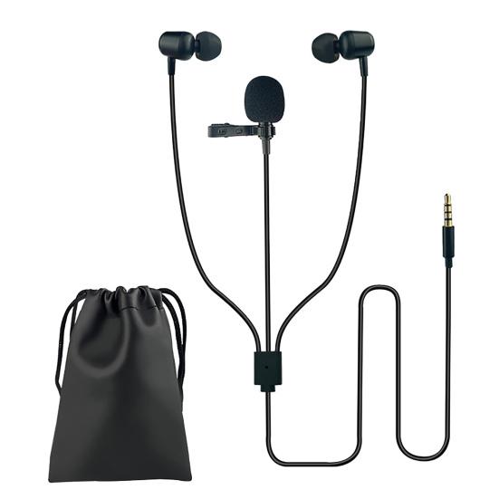 1,5 м Петличный микрофон Профессиональное шумоподавление Мини для прямой трансляции Записи Петличная гарнитура Микрофон для мобильного телефона
