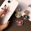Cell Phone Ring Holder Kickstand Round Metal Rhinestones Finger Grip Loop