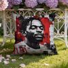 Чехол на подушку с изображением рэпера K-Kendrick Lamar, двойного назначения для дома и автомобиля: Двусторонняя конструкция для максимального комфорта