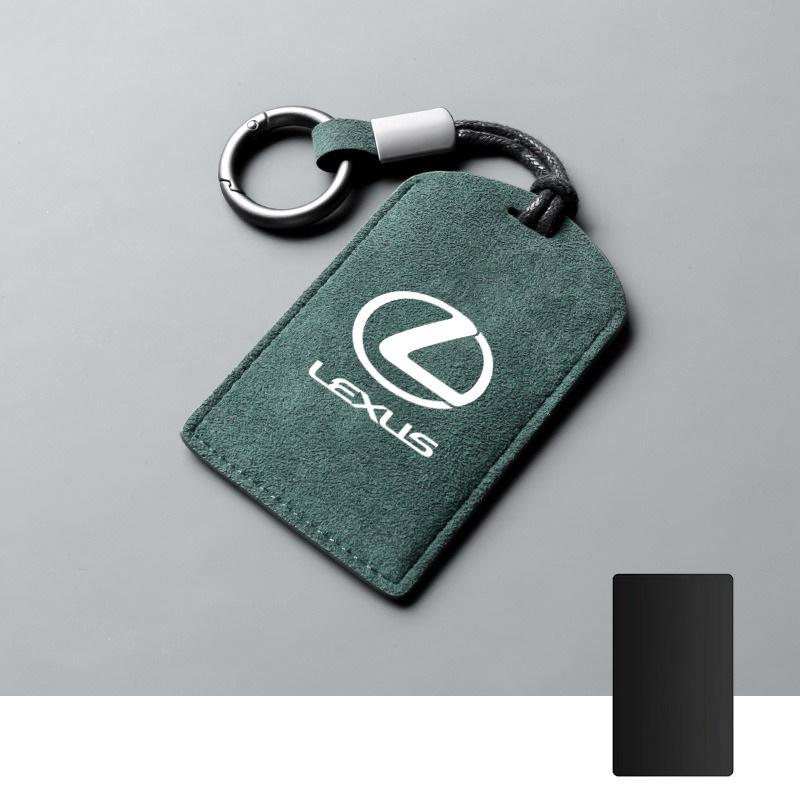 AAPJ1 2026 Hot Interior Stickers Leather Car NFC Card Smart Remote Key Fob Case Cover Holder Shell For Lexus F Sport ES LM GS IS NX RX