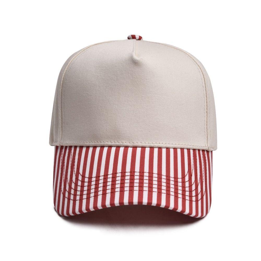 Cotton Polka Dot Baseball Cap Creative Printed Peaked Cap Casual Sun Hat Summer