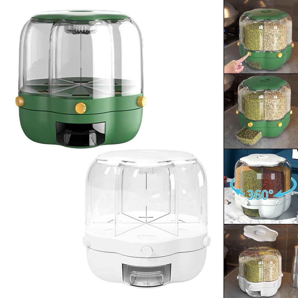 6 сеток для зерновых, ведро для риса, контейнеры для пищевых продуктов, сухие контейнеры для выпечки, кладовая