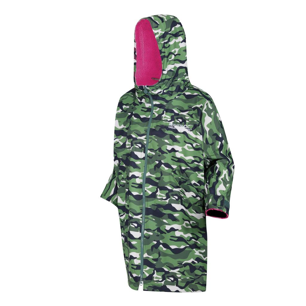 Regatta Childrens/Kids Camouflage Waterproof Changing Robe