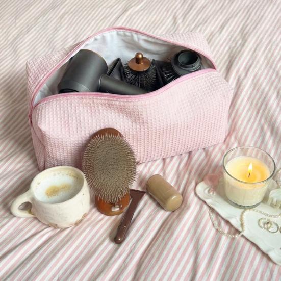 Сумка для хранения фена Вафельная Дорожный чехол для парикмахерских инструментов Застежка-молния Стеганый Цветочный Органайзер для инструментов для укладки волос для щипцов для завивки Аксессуары