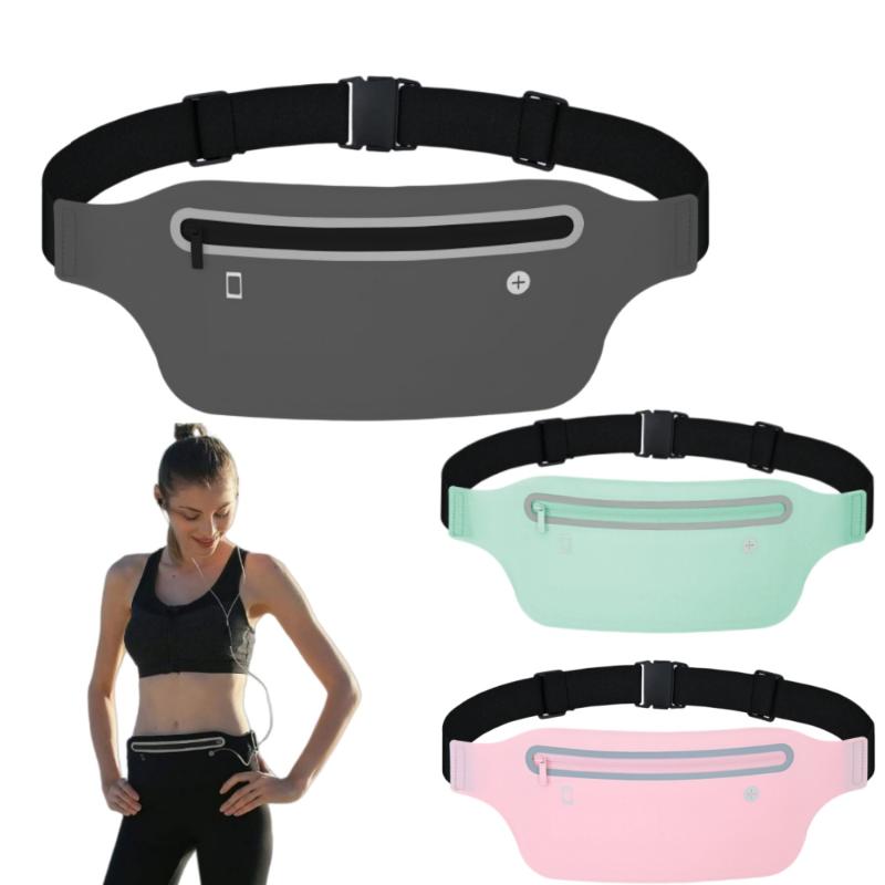 1Pcs Sports Fanny Pack Waterproof Running Waist Belt Large Capacity Phone Pouch for Gym Fitness Travel