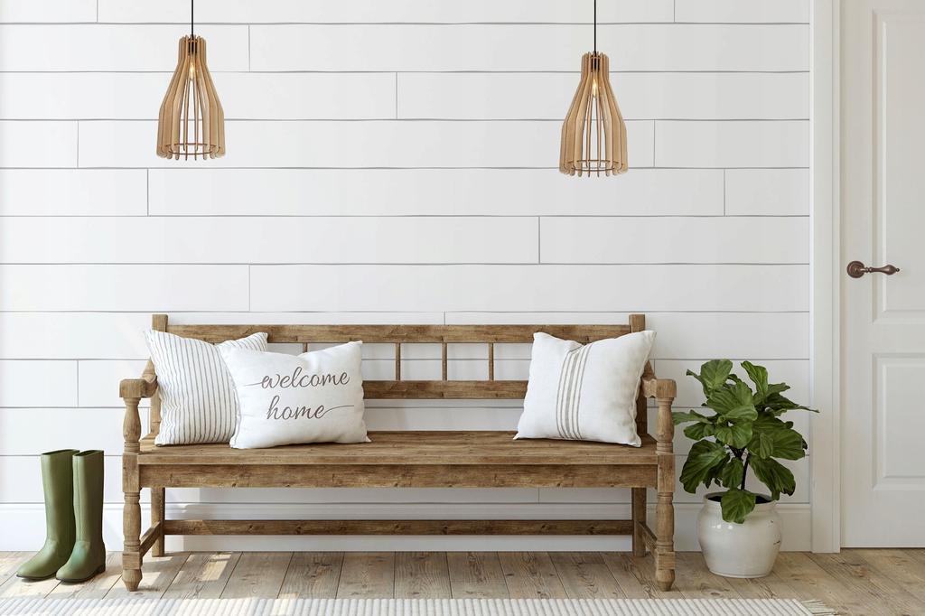 Modern wooden LED ceiling pendant lamp