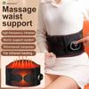 Беспроводной поясничный массажер с подогревом, пояс для массажа, грелка для облегчения боли в спине, пояс для спины, грелка для живота, поясничная поддержка
