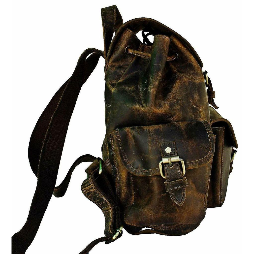 Рюкзак для ноутбука Satchel из натуральной кожи буйвола Рюкзак Сумка-мессенджер