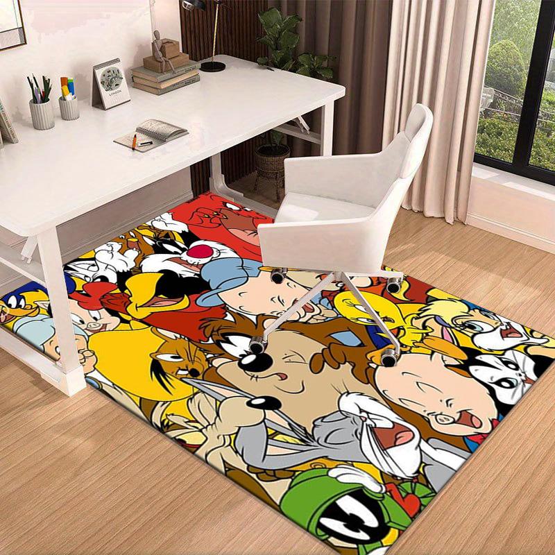 Cartoon rabbit Yellow Bird Carpet, Chair Rug,Rug for Office Bedroom living rooms, Doormat decor Fan Gift Christmas Gift