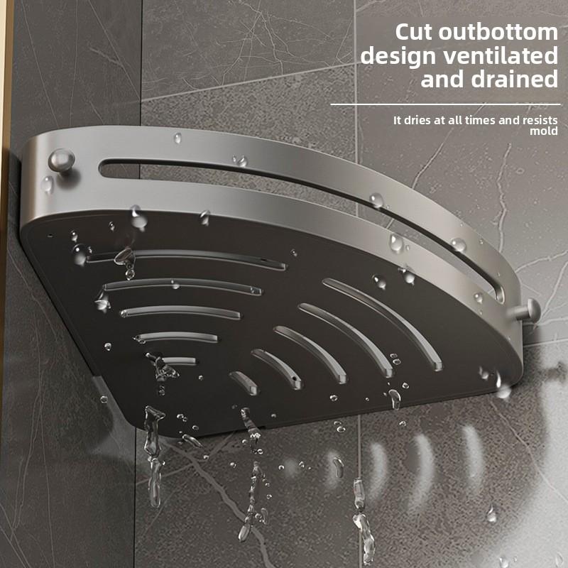 Без перфорации полка для ванной комнаты туалет умывальник унитаз настенный треугольный стеллаж для хранения туалетная стойка