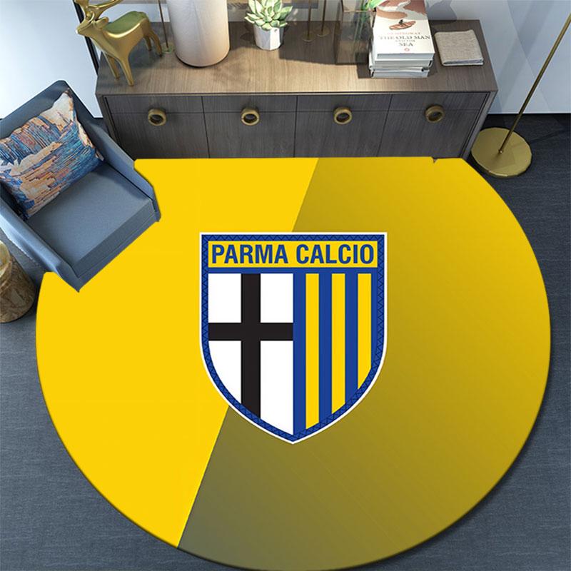Parma Calcio 1913,Round Area Rug,Carpet Rug for Living Room Bedroom Sofa Playroom Decor,Non-slip Floor Mat