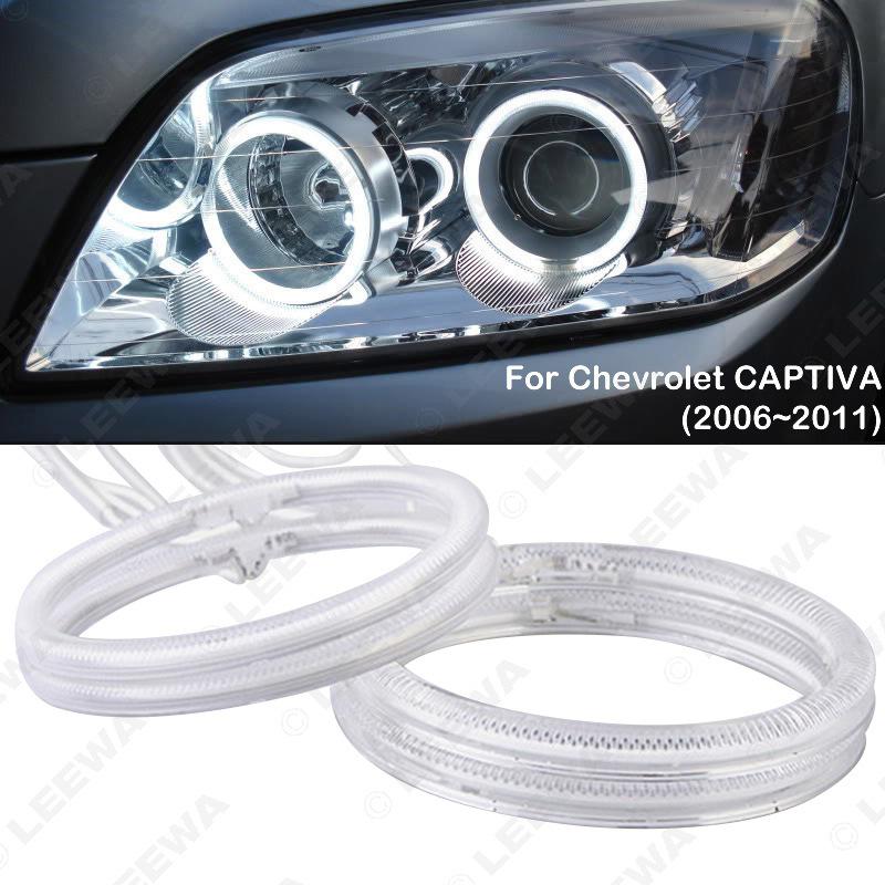 Модифицированная фара с CCFL ангельскими глазками для Chevrolet Captiva