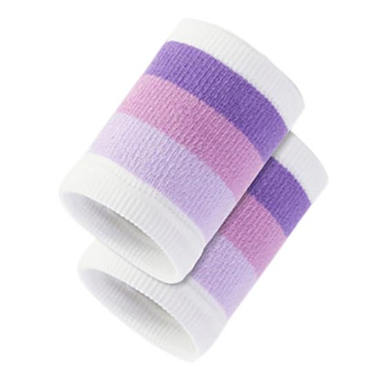 1 Pair Sports Wristband Sweat-absorbing Breathable Fabric Extra Soft Elastic Non-Fading Wrist Protection Polyester Children Wrist Support Sports