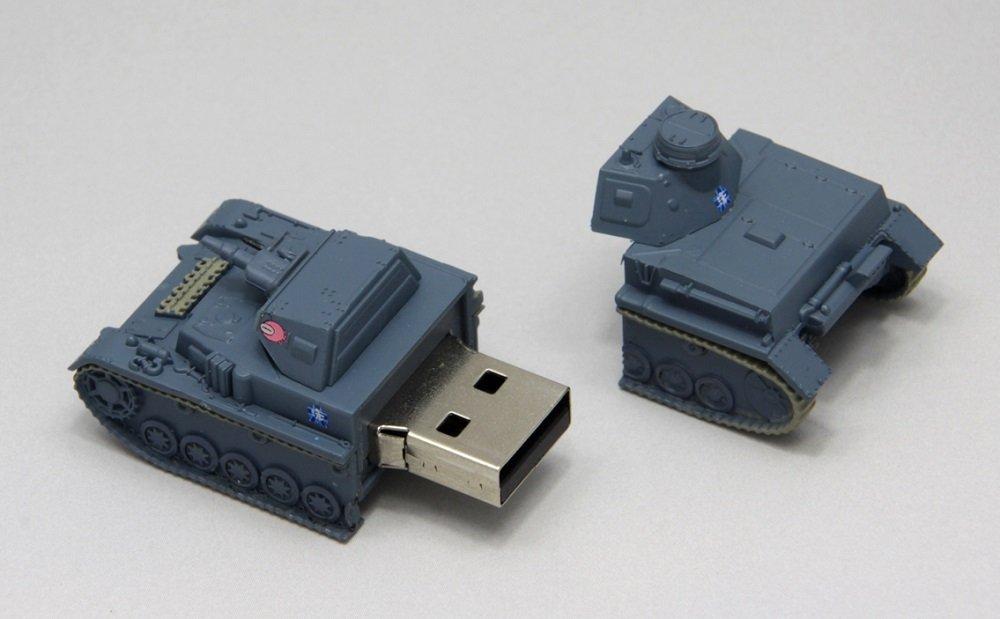 Fine Molds Girls & Panzer IV Tank Type D USB Memory No. 02 (National Tournament) Garupan Goods 95006