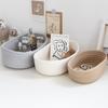 Woven Nordic Cotton Rope Storage Baskets Organize Boxs Desktop Sundries Organize Basket Sundries Key Cosmetics Storage