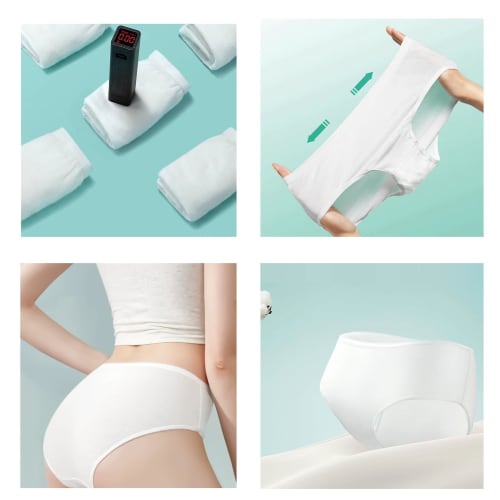 VVZ Disposable Panties, 21-Pack, 100% Cotton, Women's Disposable Underwear, Perfect for Hospitalization, Disaster Preparedness, and Travel (XL)